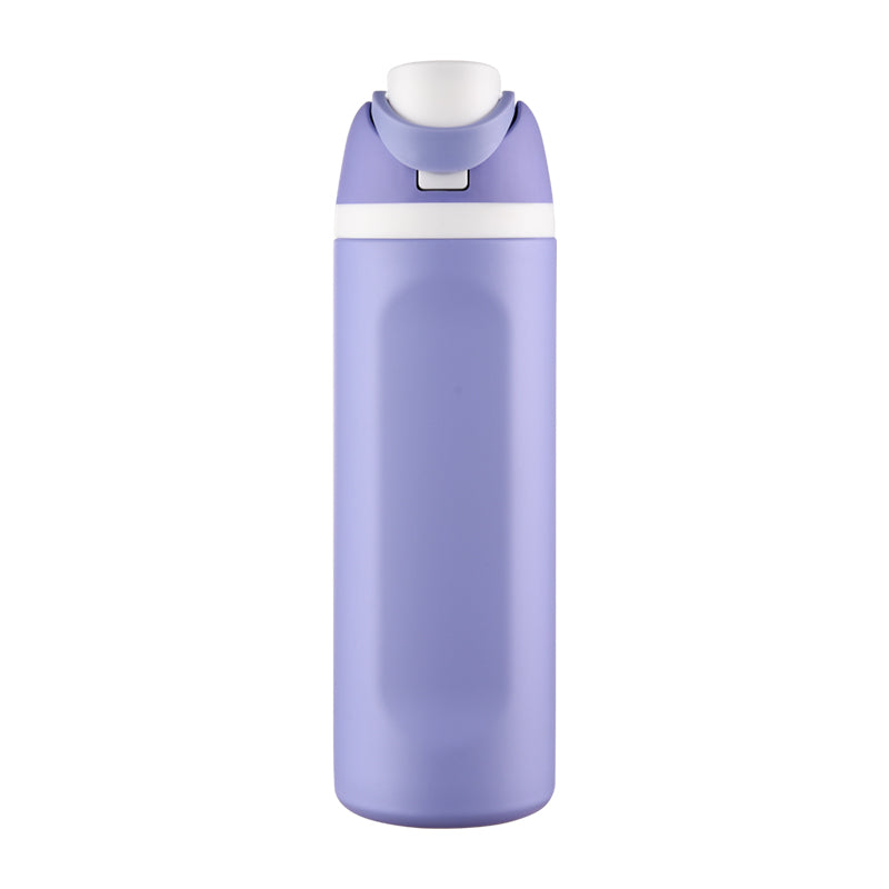 HONGZHAN FreeSip Insulated Stainless Steel Water Bottle with Straw, BPA-Free Sports Water Bottle, Great for Travel, 16/19/24/28/32 Oz