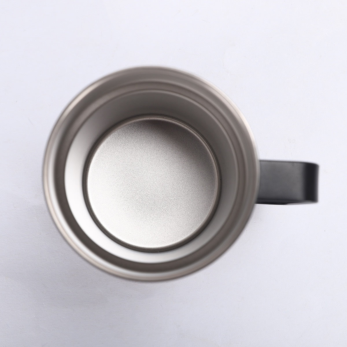 HONGZHAN Cork Bottom Coffee Mug Lined with Handle - Stainless Steel Copper - BPA Free Lid