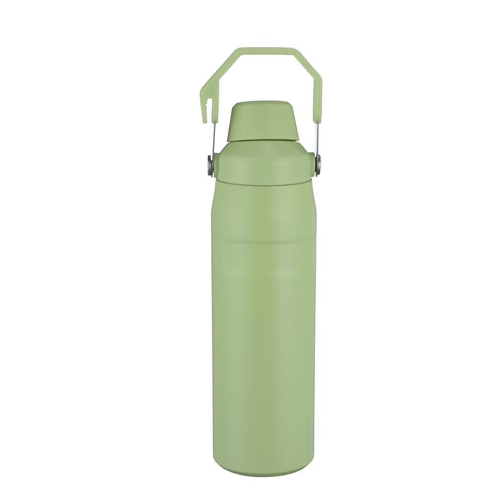 HONGZHAN  IceFlow Fast Flow Water Bottle | Angled Spout Lid | Lightweight & Leakproof for Travel & Sports | Insulated Stainless Steel | BPA-Free