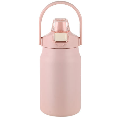 HONGZHAN 26/33/40/50oz Insulated Water Bottle With Straw and Leakproof Lid, BPA Free Stainless Steel Wide Mouth Sports Water Bottle Cup With Portable Handle Double Wall Vacuum Keep Cold and Hot