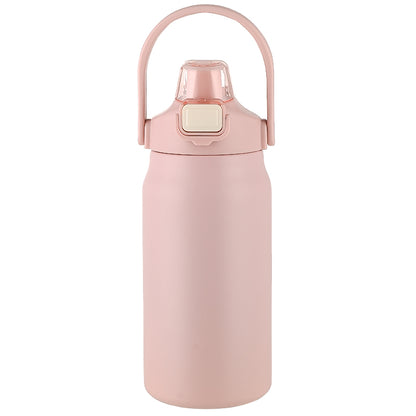 HONGZHAN 26/33/40/50oz Insulated Water Bottle With Straw and Leakproof Lid, BPA Free Stainless Steel Wide Mouth Sports Water Bottle Cup With Portable Handle Double Wall Vacuum Keep Cold and Hot