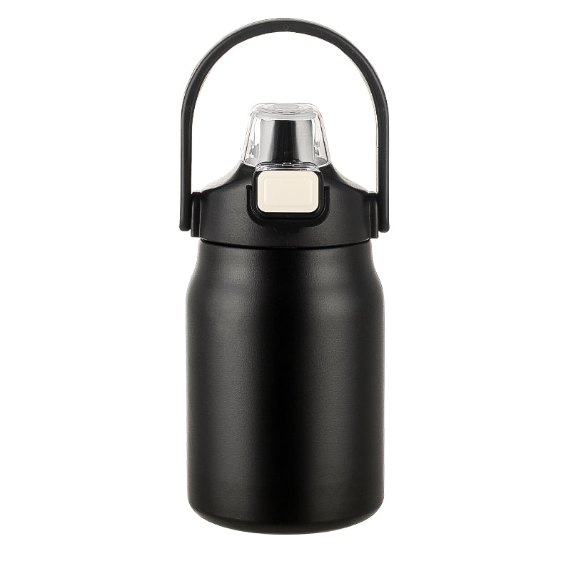 HONGZHAN 26/33/40/50oz Insulated Water Bottle With Straw and Leakproof Lid, BPA Free Stainless Steel Wide Mouth Sports Water Bottle Cup With Portable Handle Double Wall Vacuum Keep Cold and Hot