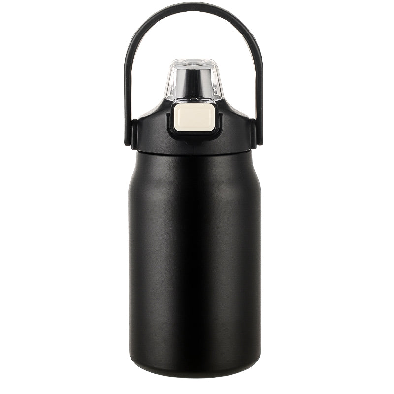 HONGZHAN 26/33/40/50oz Insulated Water Bottle With Straw and Leakproof Lid, BPA Free Stainless Steel Wide Mouth Sports Water Bottle Cup With Portable Handle Double Wall Vacuum Keep Cold and Hot