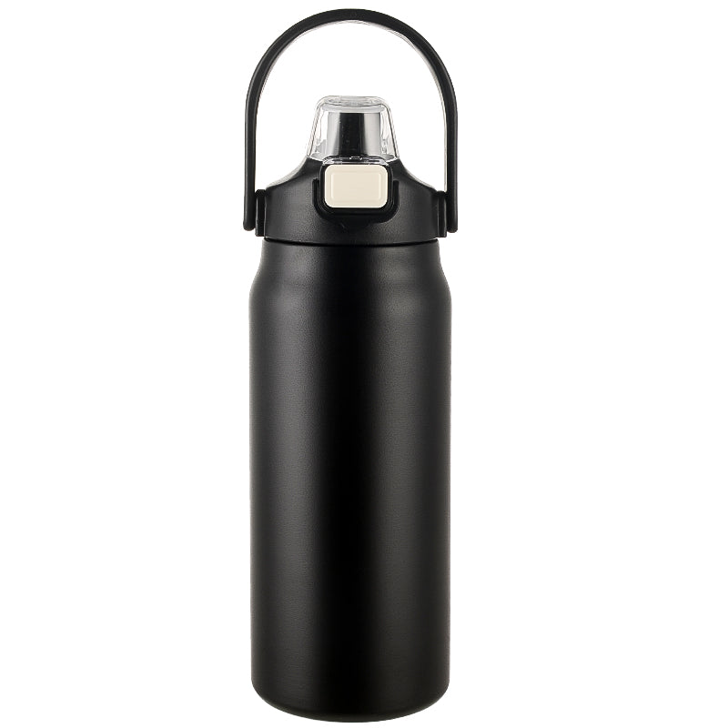 HONGZHAN 26/33/40/50oz Insulated Water Bottle With Straw and Leakproof Lid, BPA Free Stainless Steel Wide Mouth Sports Water Bottle Cup With Portable Handle Double Wall Vacuum Keep Cold and Hot