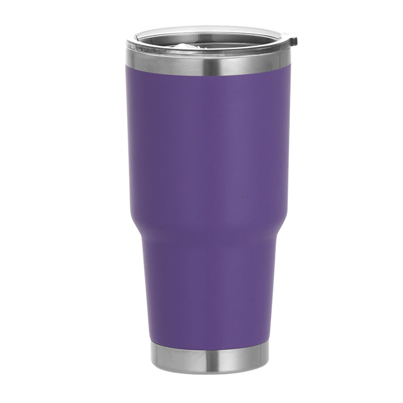 HONGZHAN 30 oz Tumbler with Lid Stainless Steel Tumblers Vacuum Insulated Cup Reusable Powder Coated Travel Mug Double Wall Leak Proof Portable Cups Keep Cold Drinks for 12 Hours