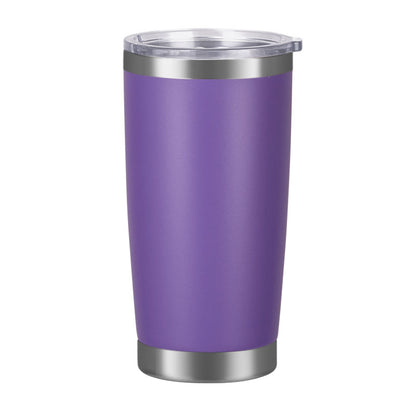 HONGZHAN 20oz Stainless Steel Tumbler Bulk with Lid, Double Wall Vacuum Insulated Travel Mug, Powder Coated Coffee Cup