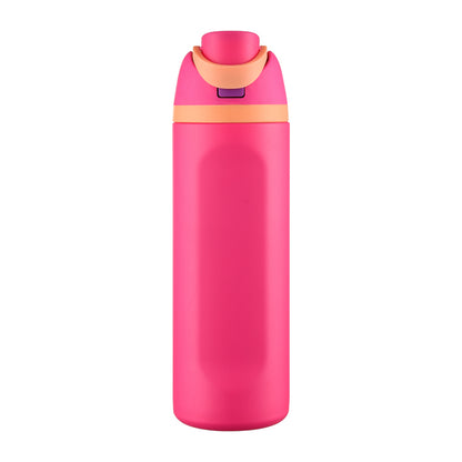 HONGZHAN FreeSip Insulated Stainless Steel Water Bottle with Straw, BPA-Free Sports Water Bottle, Great for Travel, 16/19/24/28/32 Oz
