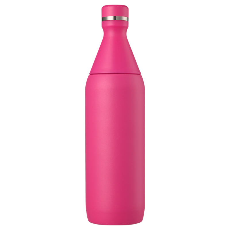 HONGZHAN All Day Slim Bottle 20 oz | Leakproof Twist on Lid | Slim Design for Travel and Gym | Insulated Stainless Steel Water Bottle | BPA-Free