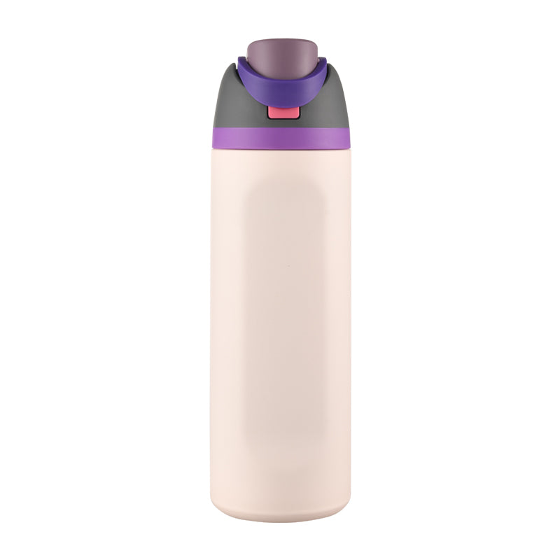 HONGZHAN FreeSip Insulated Stainless Steel Water Bottle with Straw, BPA-Free Sports Water Bottle, Great for Travel, 16/19/24/28/32 Oz