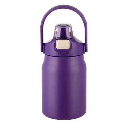 HONGZHAN 26/33/40/50oz Insulated Water Bottle With Straw and Leakproof Lid, BPA Free Stainless Steel Wide Mouth Sports Water Bottle Cup With Portable Handle Double Wall Vacuum Keep Cold and Hot