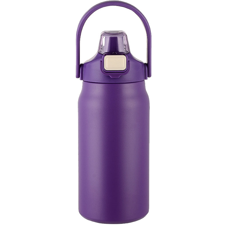 HONGZHAN 26/33/40/50oz Insulated Water Bottle With Straw and Leakproof Lid, BPA Free Stainless Steel Wide Mouth Sports Water Bottle Cup With Portable Handle Double Wall Vacuum Keep Cold and Hot