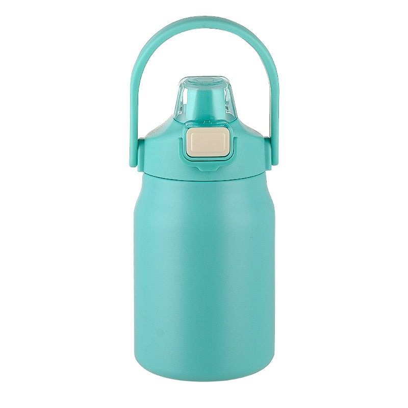 HONGZHAN 26/33/40/50oz Insulated Water Bottle With Straw and Leakproof Lid, BPA Free Stainless Steel Wide Mouth Sports Water Bottle Cup With Portable Handle Double Wall Vacuum Keep Cold and Hot