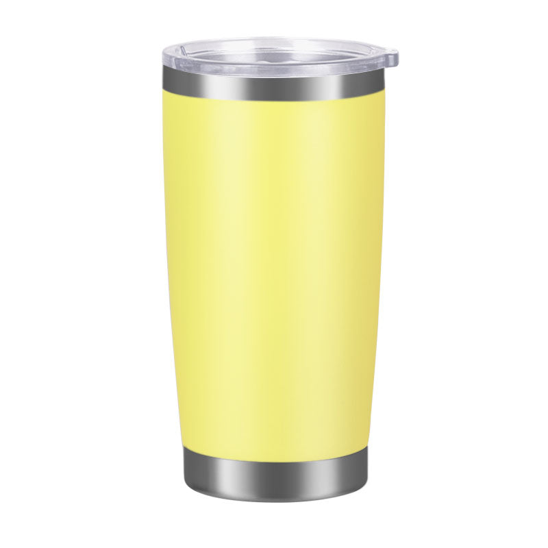HONGZHAN 20oz Stainless Steel Tumbler Bulk with Lid, Double Wall Vacuum Insulated Travel Mug, Powder Coated Coffee Cup