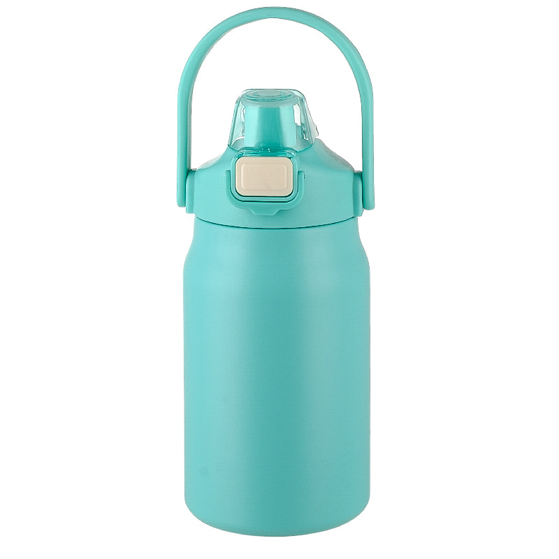 HONGZHAN 26/33/40/50oz Insulated Water Bottle With Straw and Leakproof Lid, BPA Free Stainless Steel Wide Mouth Sports Water Bottle Cup With Portable Handle Double Wall Vacuum Keep Cold and Hot