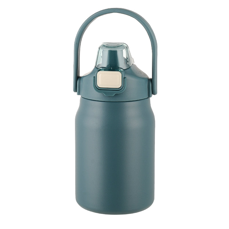 HONGZHAN 26/33/40/50oz Insulated Water Bottle With Straw and Leakproof Lid, BPA Free Stainless Steel Wide Mouth Sports Water Bottle Cup With Portable Handle Double Wall Vacuum Keep Cold and Hot