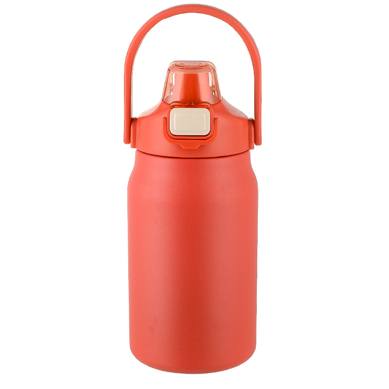 HONGZHAN 26/33/40/50oz Insulated Water Bottle With Straw and Leakproof Lid, BPA Free Stainless Steel Wide Mouth Sports Water Bottle Cup With Portable Handle Double Wall Vacuum Keep Cold and Hot