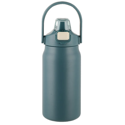 HONGZHAN 26/33/40/50oz Insulated Water Bottle With Straw and Leakproof Lid, BPA Free Stainless Steel Wide Mouth Sports Water Bottle Cup With Portable Handle Double Wall Vacuum Keep Cold and Hot