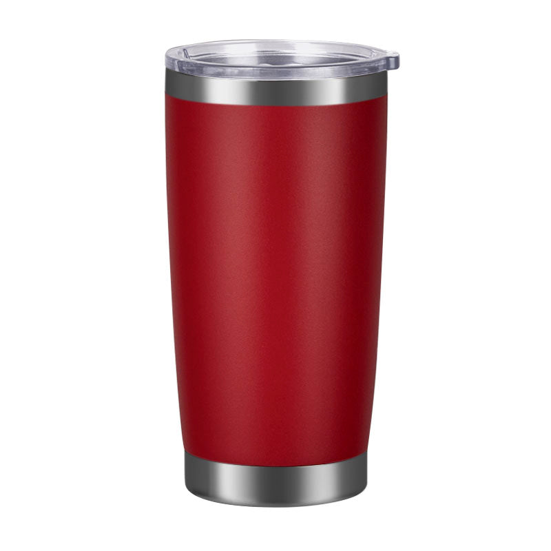 HONGZHAN 20oz Stainless Steel Tumbler Bulk with Lid, Double Wall Vacuum Insulated Travel Mug, Powder Coated Coffee Cup