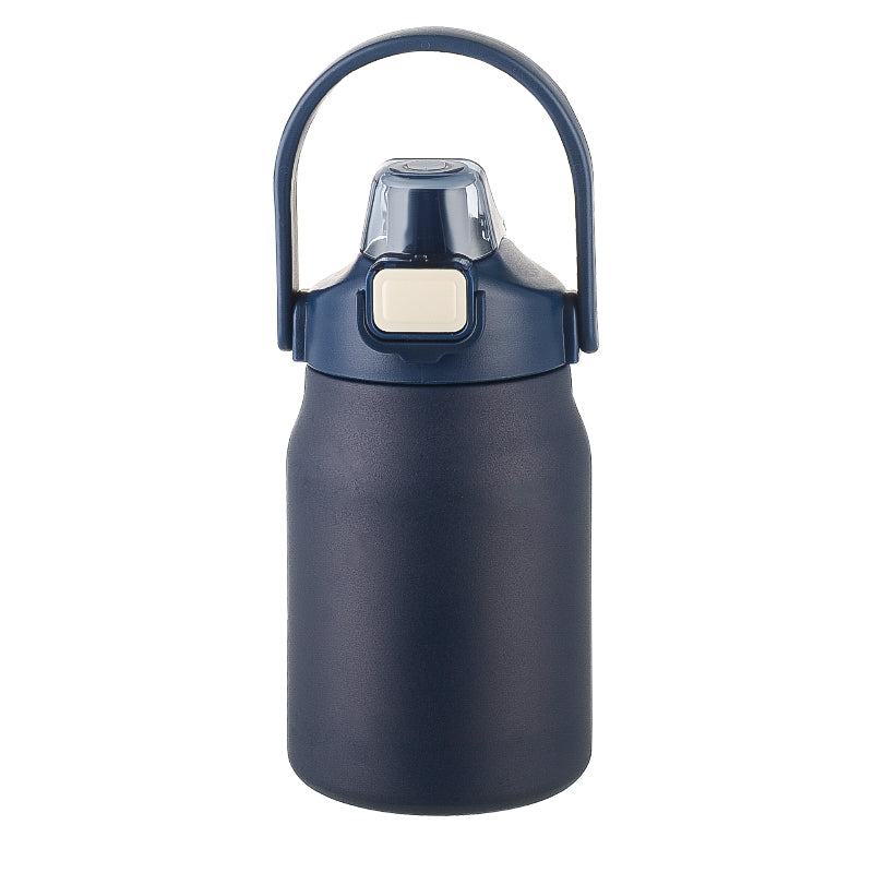 HONGZHAN 26/33/40/50oz Insulated Water Bottle With Straw and Leakproof Lid, BPA Free Stainless Steel Wide Mouth Sports Water Bottle Cup With Portable Handle Double Wall Vacuum Keep Cold and Hot