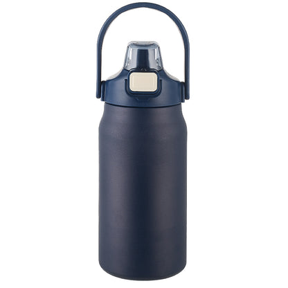 HONGZHAN 26/33/40/50oz Insulated Water Bottle With Straw and Leakproof Lid, BPA Free Stainless Steel Wide Mouth Sports Water Bottle Cup With Portable Handle Double Wall Vacuum Keep Cold and Hot