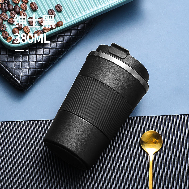 HONGZHAN Travel Coffee Mug Spill Proof Leakproof 12 and 17 oz Insulated Coffee Mug with Screw Lid, Stainless Steel Vacuum Tumbler Reusable Thermal Coffee Cup to go for Hot and Cold Drinks