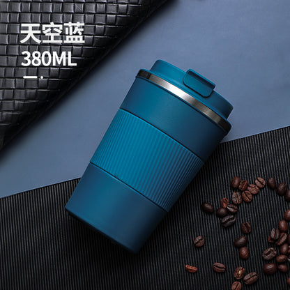 HONGZHAN Travel Coffee Mug Spill Proof Leakproof 12 and 17 oz Insulated Coffee Mug with Screw Lid, Stainless Steel Vacuum Tumbler Reusable Thermal Coffee Cup to go for Hot and Cold Drinks