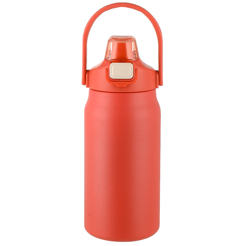 HONGZHAN 26/33/40/50oz Insulated Water Bottle With Straw and Leakproof Lid, BPA Free Stainless Steel Wide Mouth Sports Water Bottle Cup With Portable Handle Double Wall Vacuum Keep Cold and Hot