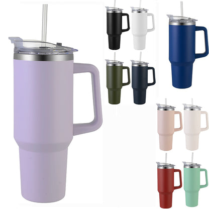 40oz Stainless Steel Car Cup then Carry Handle Ice Bully Cup Large capacity insulation protect cold cup