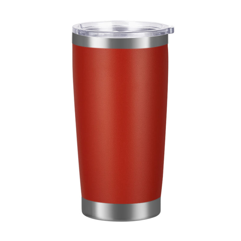 HONGZHAN 20oz Stainless Steel Tumbler Bulk with Lid, Double Wall Vacuum Insulated Travel Mug, Powder Coated Coffee Cup