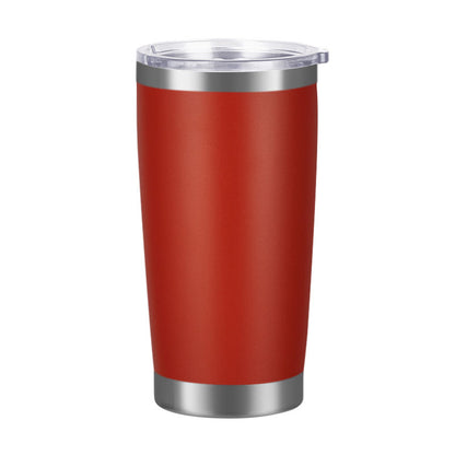 HONGZHAN 20oz Stainless Steel Tumbler Bulk with Lid, Double Wall Vacuum Insulated Travel Mug, Powder Coated Coffee Cup
