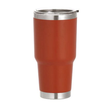 HONGZHAN 30 oz Tumbler with Lid Stainless Steel Tumblers Vacuum Insulated Cup Reusable Powder Coated Travel Mug Double Wall Leak Proof Portable Cups Keep Cold Drinks for 12 Hours