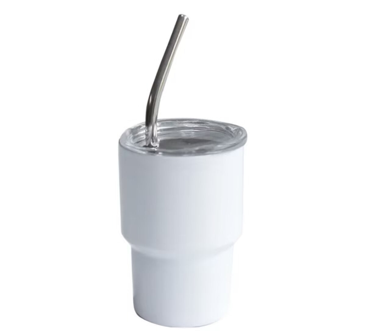 HONGZHAN 3 oz Mini Tumbler Shot Glass with Straw and Lid Colored Stainless Steel Sublimation Tumblers Cute Double Wall Vacuum Insulated Cups for Party Whiskey Bar Cocktai