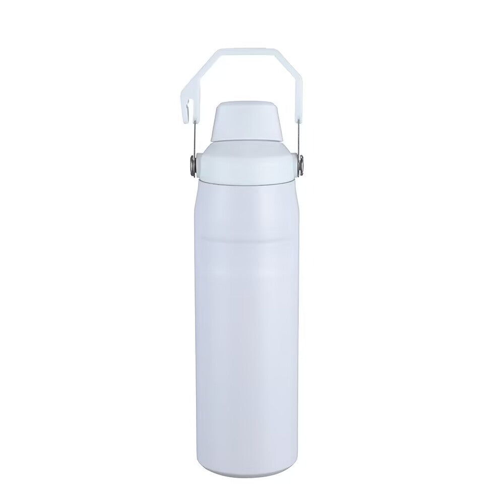 HONGZHAN  IceFlow Fast Flow Water Bottle | Angled Spout Lid | Lightweight & Leakproof for Travel & Sports | Insulated Stainless Steel | BPA-Free