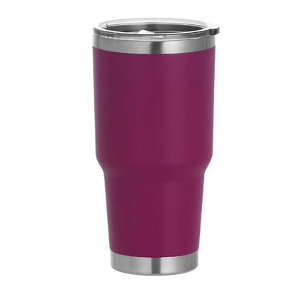 HONGZHAN 30 oz Tumbler with Lid Stainless Steel Tumblers Vacuum Insulated Cup Reusable Powder Coated Travel Mug Double Wall Leak Proof Portable Cups Keep Cold Drinks for 12 Hours