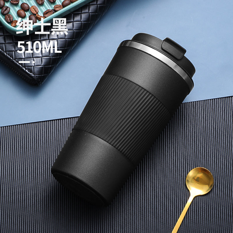 HONGZHAN Travel Coffee Mug Spill Proof Leakproof 12 and 17 oz Insulated Coffee Mug with Screw Lid, Stainless Steel Vacuum Tumbler Reusable Thermal Coffee Cup to go for Hot and Cold Drinks