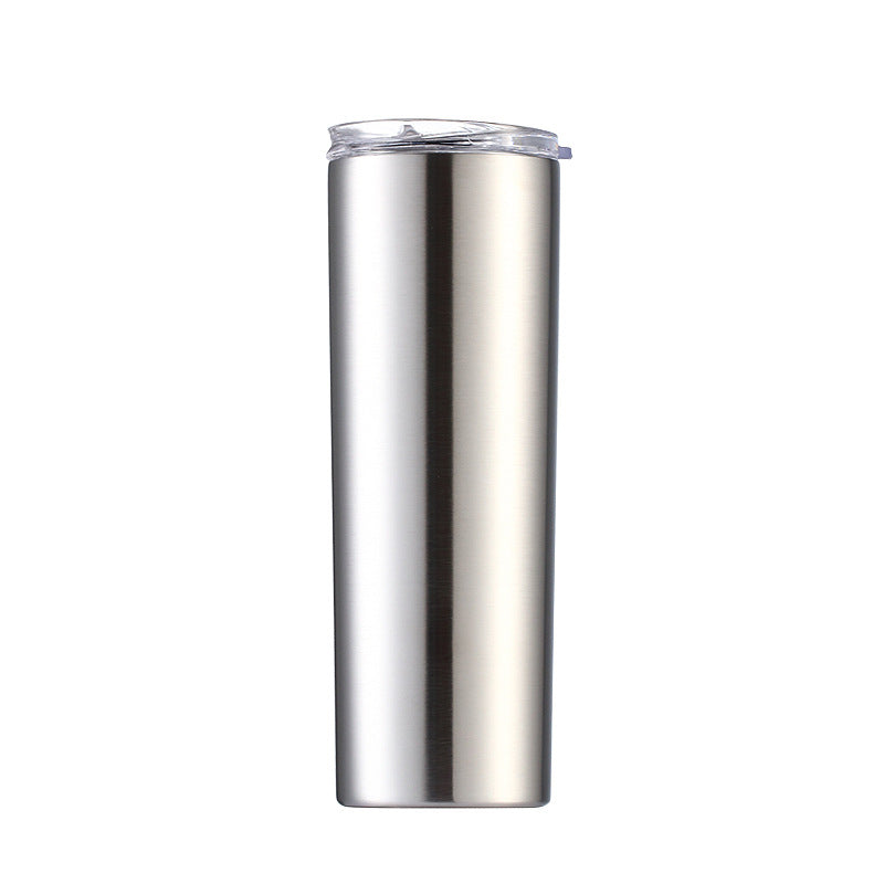 HONGZHAN 20oz Skinny Tumbler, Stainless Steel Insulated Slim Tumbler with Lid, Reusable Double Wall Travel Coffee Mug, Durable Powder Coated Travel Water Cup