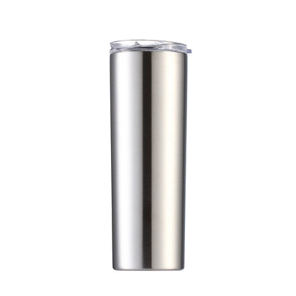 HONGZHAN 20oz Skinny Tumbler, Stainless Steel Insulated Slim Tumbler with Lid, Reusable Double Wall Travel Coffee Mug, Durable Powder Coated Travel Water Cup