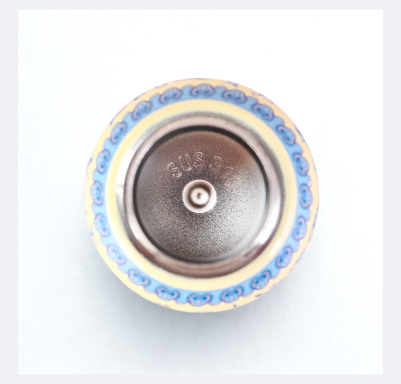 2025 New Chinese Style Chubby Ding Insulated Cup - Outdoor Portable with Handle, Pocket Cup, Car Cup with Printed Patterns   13oz