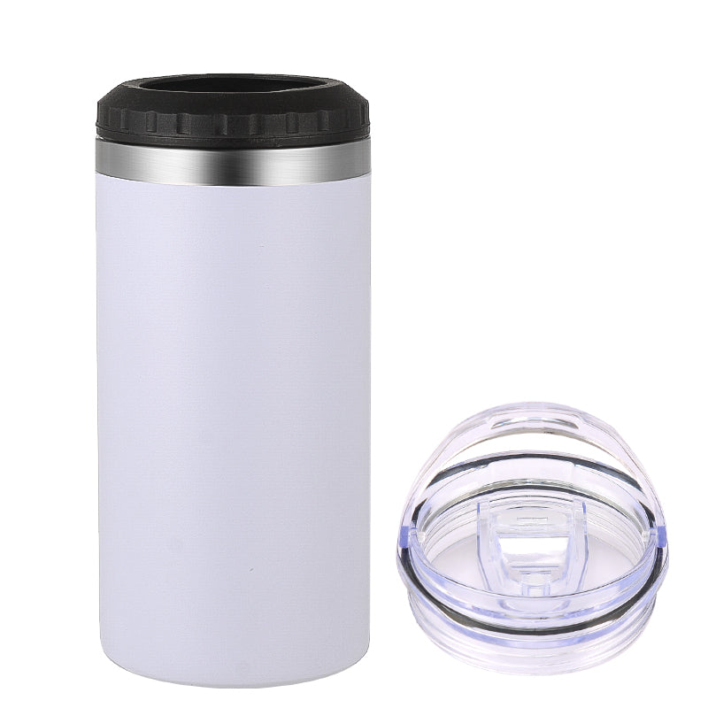 HONGZHAN 16oz Stainless Steel Tumbler Bulk with Lid, Double Wall Vacuum Insulated Travel Mug, Powder Coated Coffee Cup