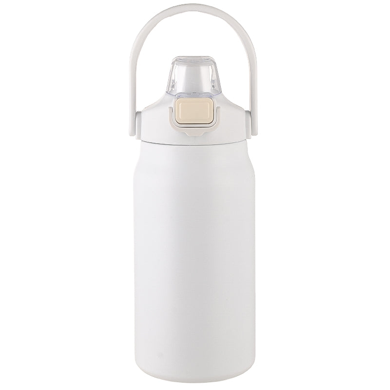 HONGZHAN 26/33/40/50oz Insulated Water Bottle With Straw and Leakproof Lid, BPA Free Stainless Steel Wide Mouth Sports Water Bottle Cup With Portable Handle Double Wall Vacuum Keep Cold and Hot