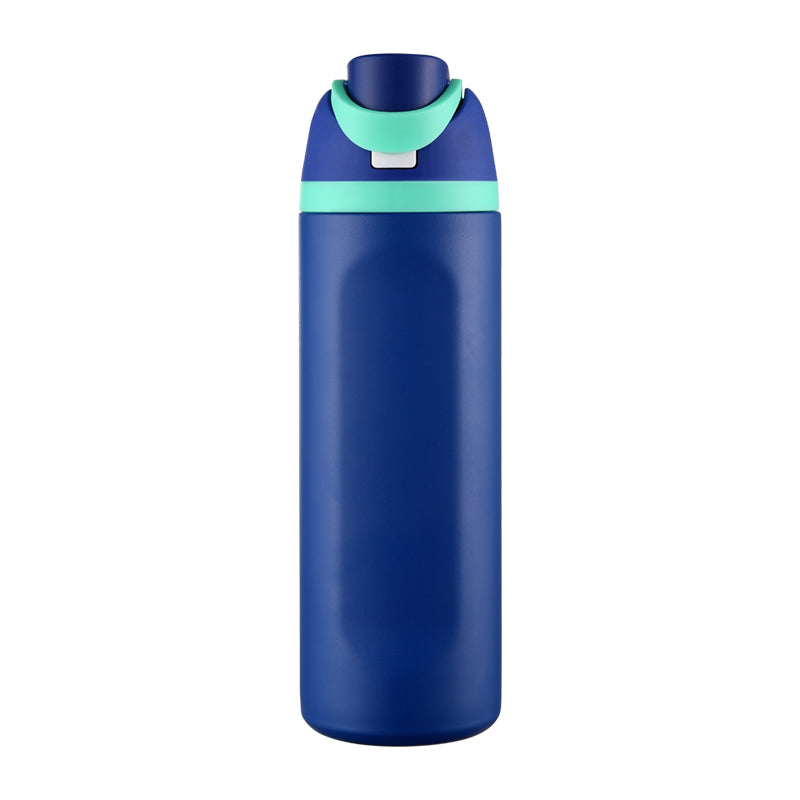 HONGZHAN FreeSip Insulated Stainless Steel Water Bottle with Straw, BPA-Free Sports Water Bottle, Great for Travel, 16/19/24/28/32 Oz