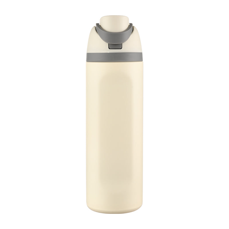 HONGZHAN FreeSip Insulated Stainless Steel Water Bottle with Straw, BPA-Free Sports Water Bottle, Great for Travel, 16/19/24/28/32 Oz