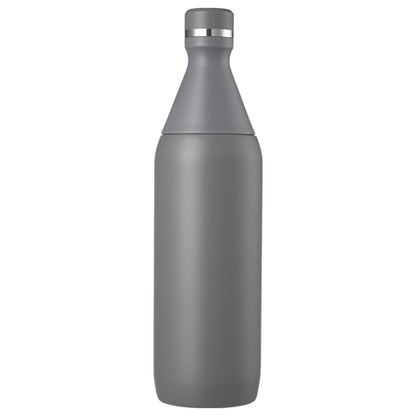 HONGZHAN All Day Slim Bottle 20 oz | Leakproof Twist on Lid | Slim Design for Travel and Gym | Insulated Stainless Steel Water Bottle | BPA-Free