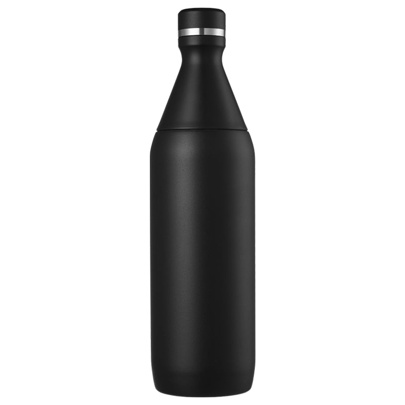 HONGZHAN All Day Slim Bottle 20 oz | Leakproof Twist on Lid | Slim Design for Travel and Gym | Insulated Stainless Steel Water Bottle | BPA-Free