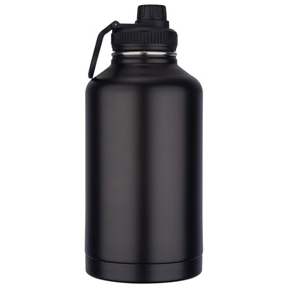 Vacuum Insulated Sport Bottle - Stainless Steel, Double-Walled, Wide Mouth Leak-Proof Thermal Flask for Hot & Cold Drink, Traveling, Sports & Outdoors  64oz