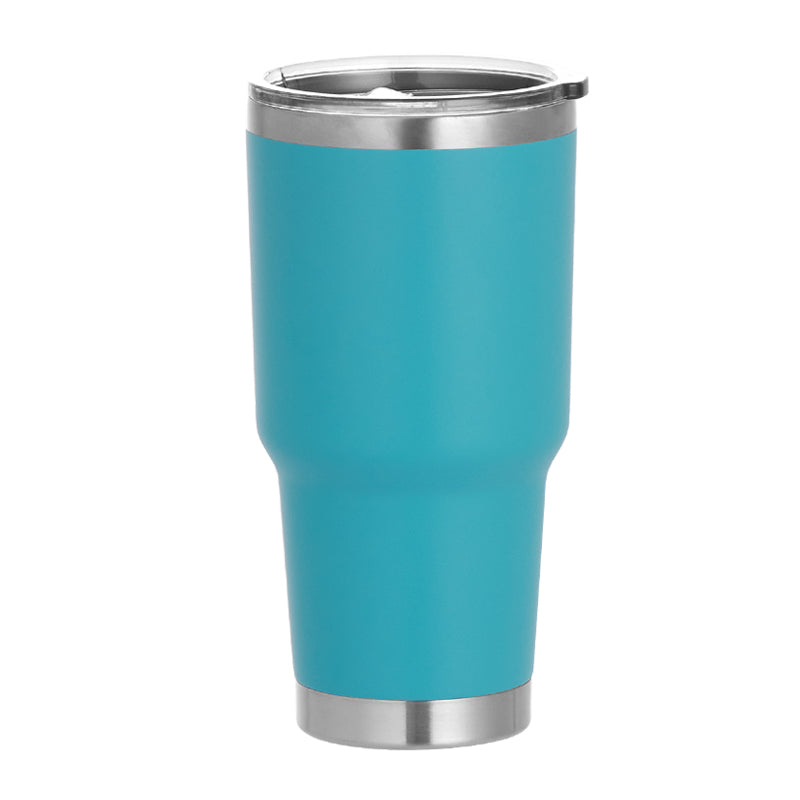 HONGZHAN 30 oz Tumbler with Lid Stainless Steel Tumblers Vacuum Insulated Cup Reusable Powder Coated Travel Mug Double Wall Leak Proof Portable Cups Keep Cold Drinks for 12 Hours