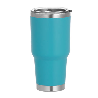 HONGZHAN 30 oz Tumbler with Lid Stainless Steel Tumblers Vacuum Insulated Cup Reusable Powder Coated Travel Mug Double Wall Leak Proof Portable Cups Keep Cold Drinks for 12 Hours