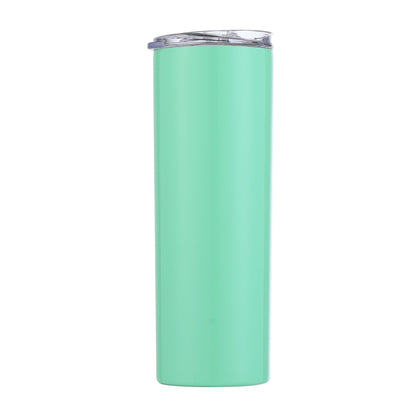 HONGZHAN 20oz Skinny Tumbler, Stainless Steel Insulated Slim Tumbler with Lid, Reusable Double Wall Travel Coffee Mug, Durable Powder Coated Travel Water Cup