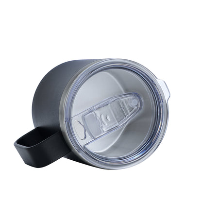 HONGZHAN 14 oz Insulated Coffee Mug with Handle, Stainless Steel Travel Coffee Mug with Lid, Double Wall Vacuum Metal Coffee Cup, Coffee Tumbler Powder Coated