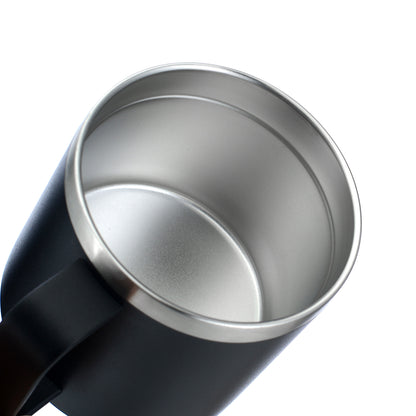 HONGZHAN 14 oz Insulated Coffee Mug with Handle, Stainless Steel Travel Coffee Mug with Lid, Double Wall Vacuum Metal Coffee Cup, Coffee Tumbler Powder Coated